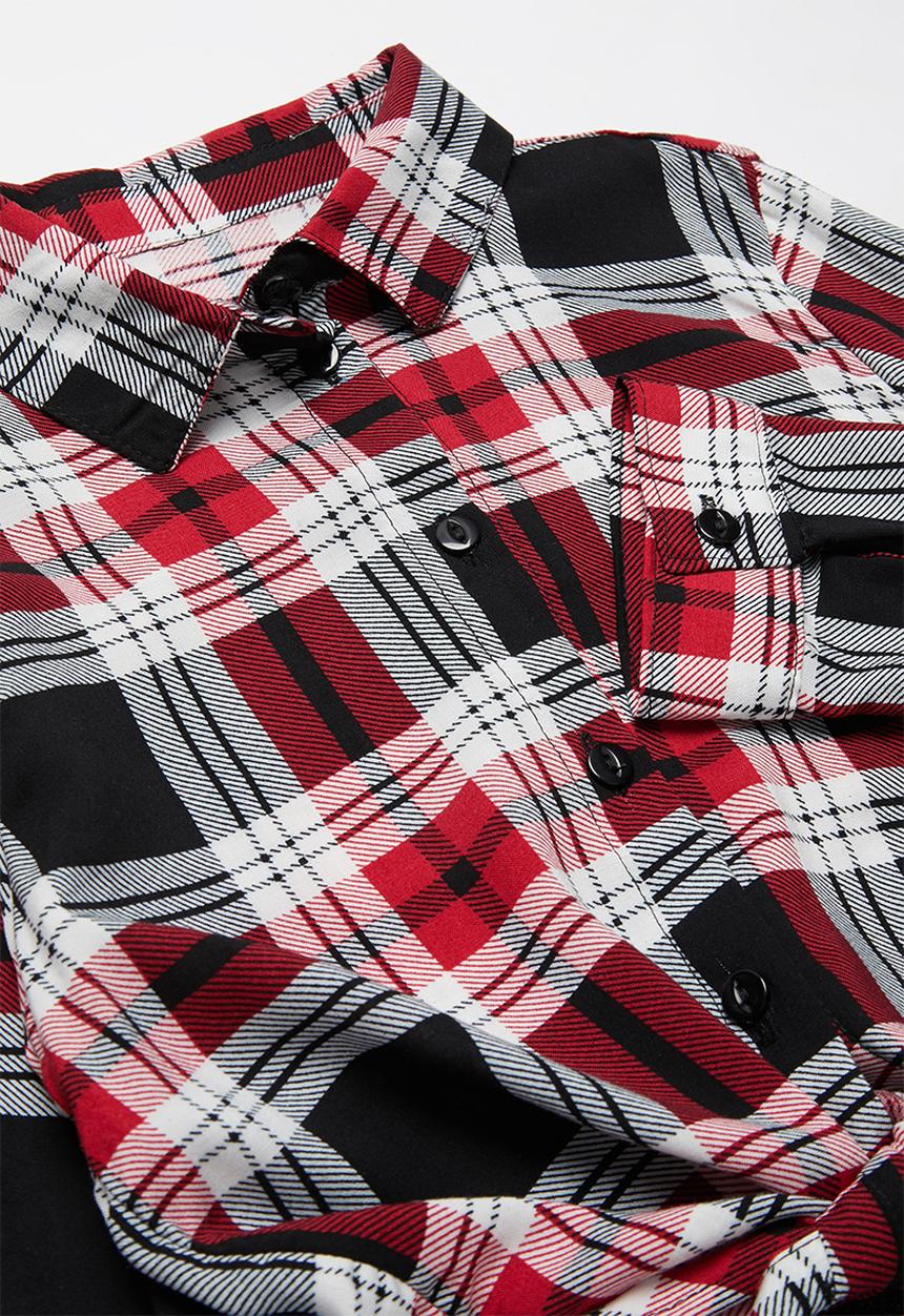 Rebel Republic - Check shirt - red & black