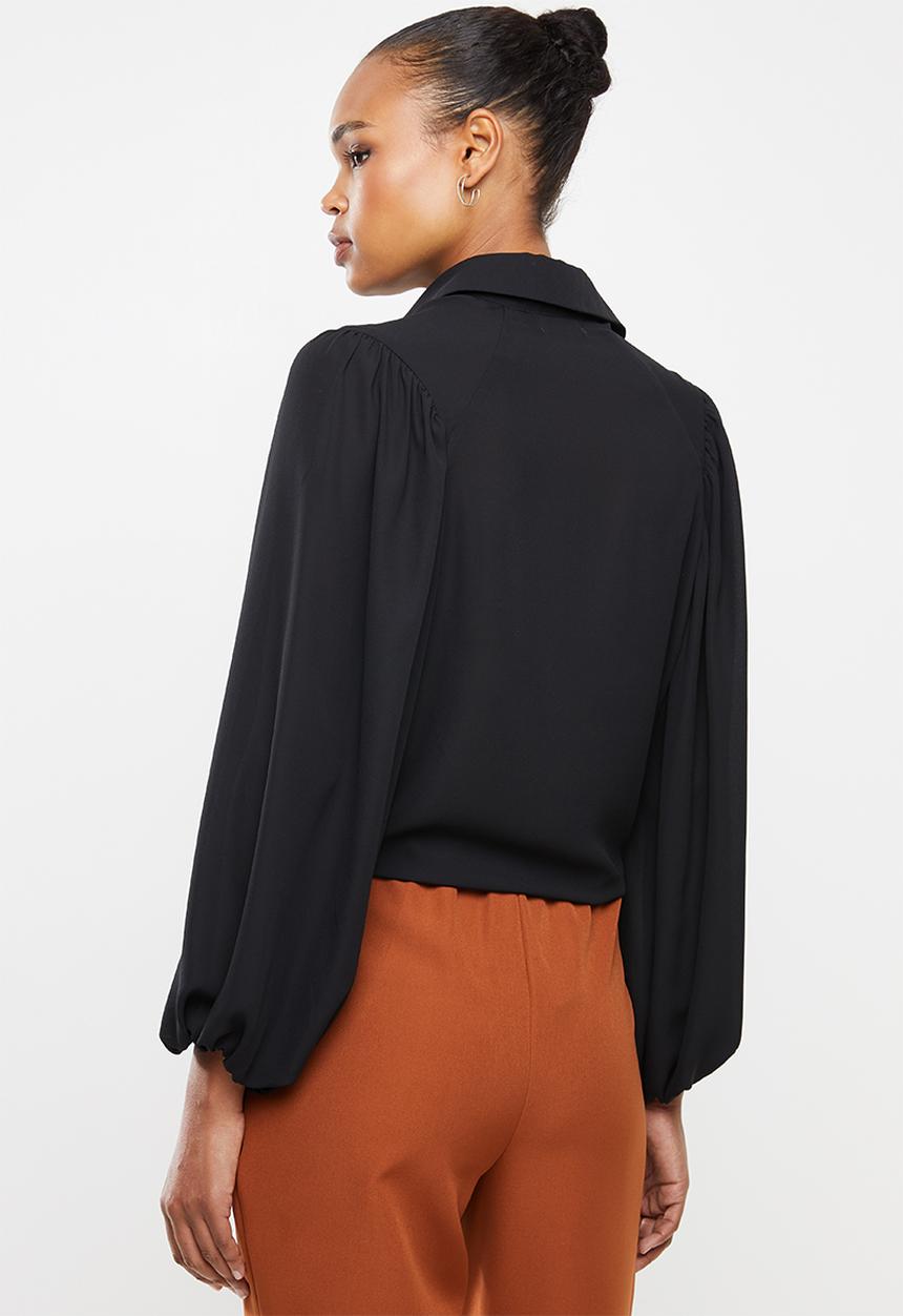 edit - Soft femme shirt - black