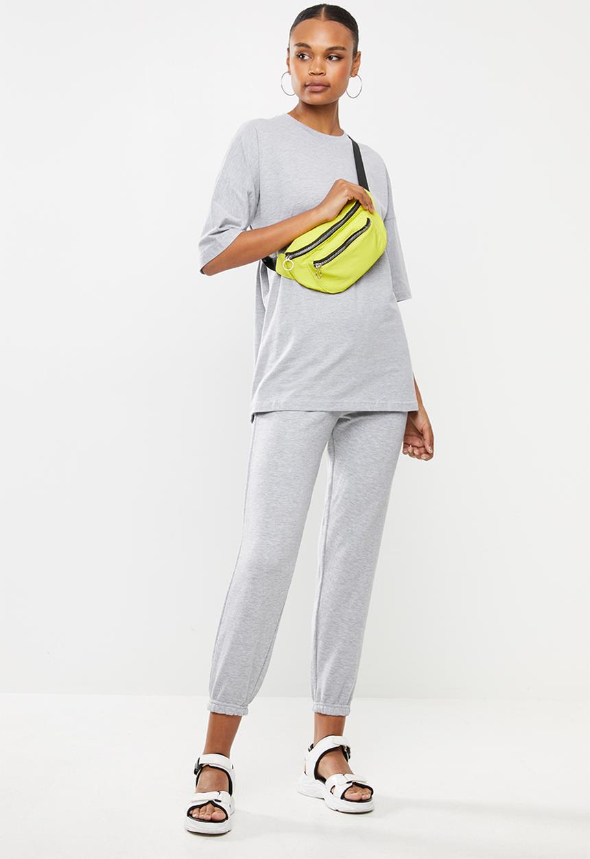 Missguided - T-shirt jogger set - grey