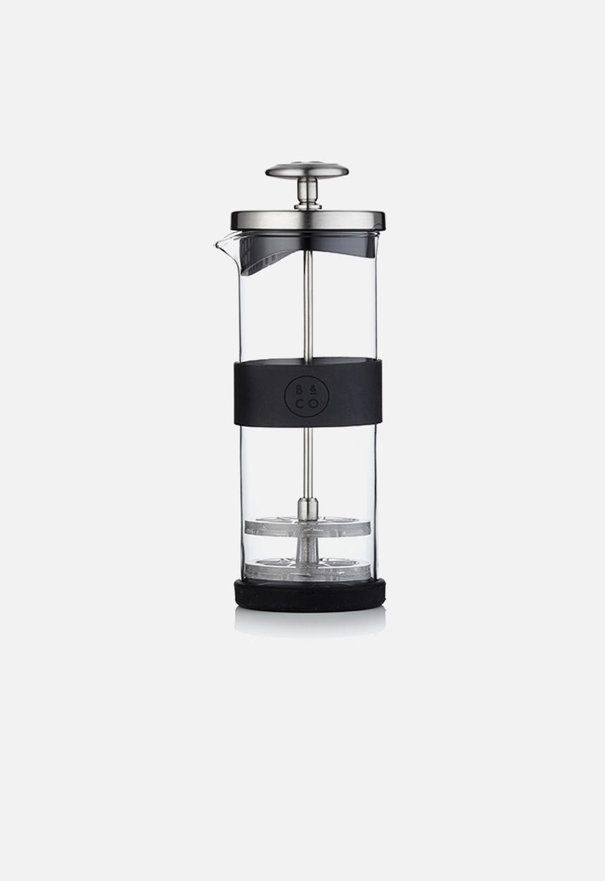 Barista & Co - Milk frother with silicone grip - steel