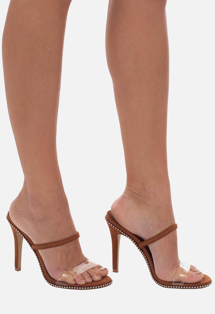 SISSY BOY - On edge heel with stud detail - tan