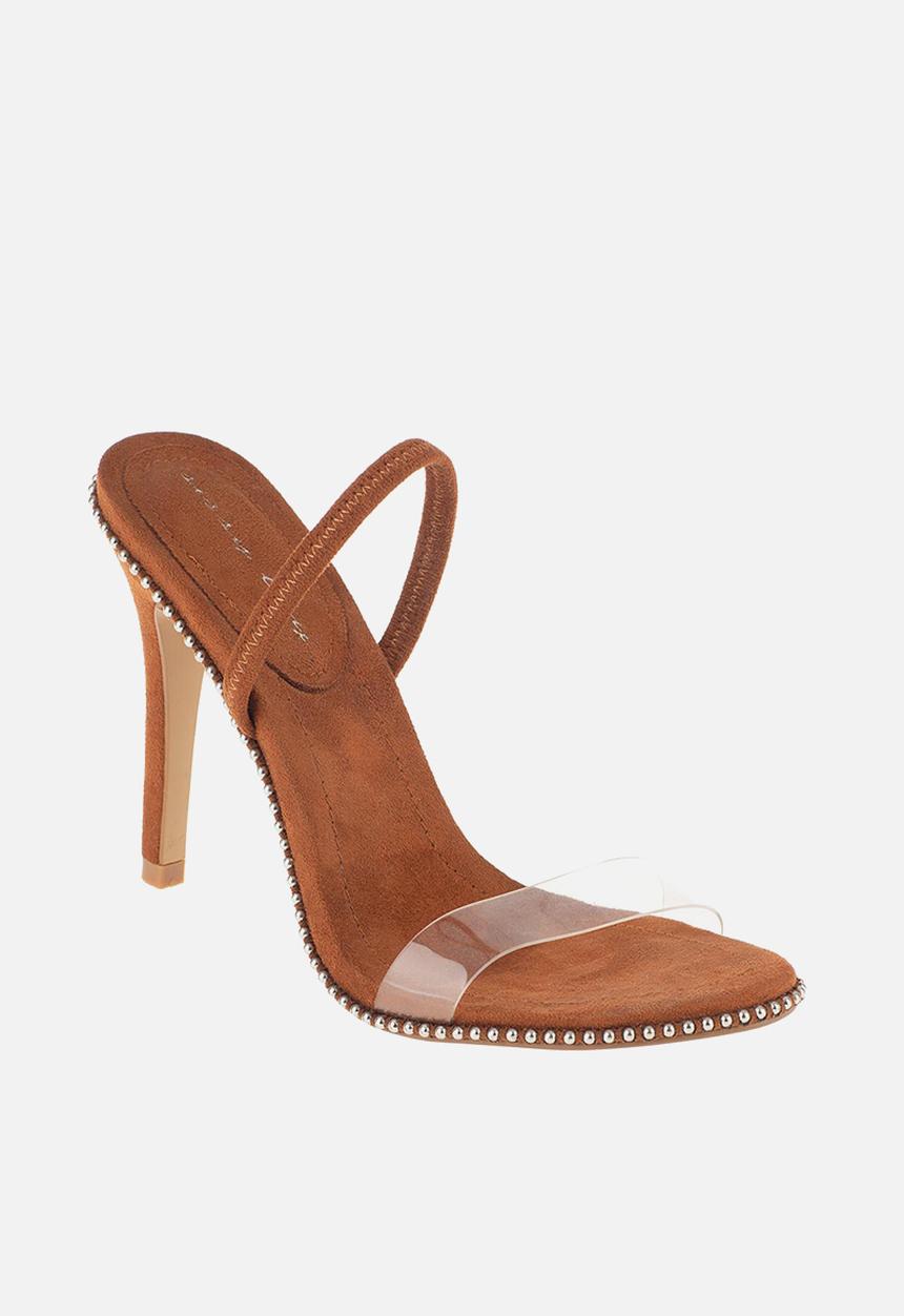 SISSY BOY - On edge heel with stud detail - tan