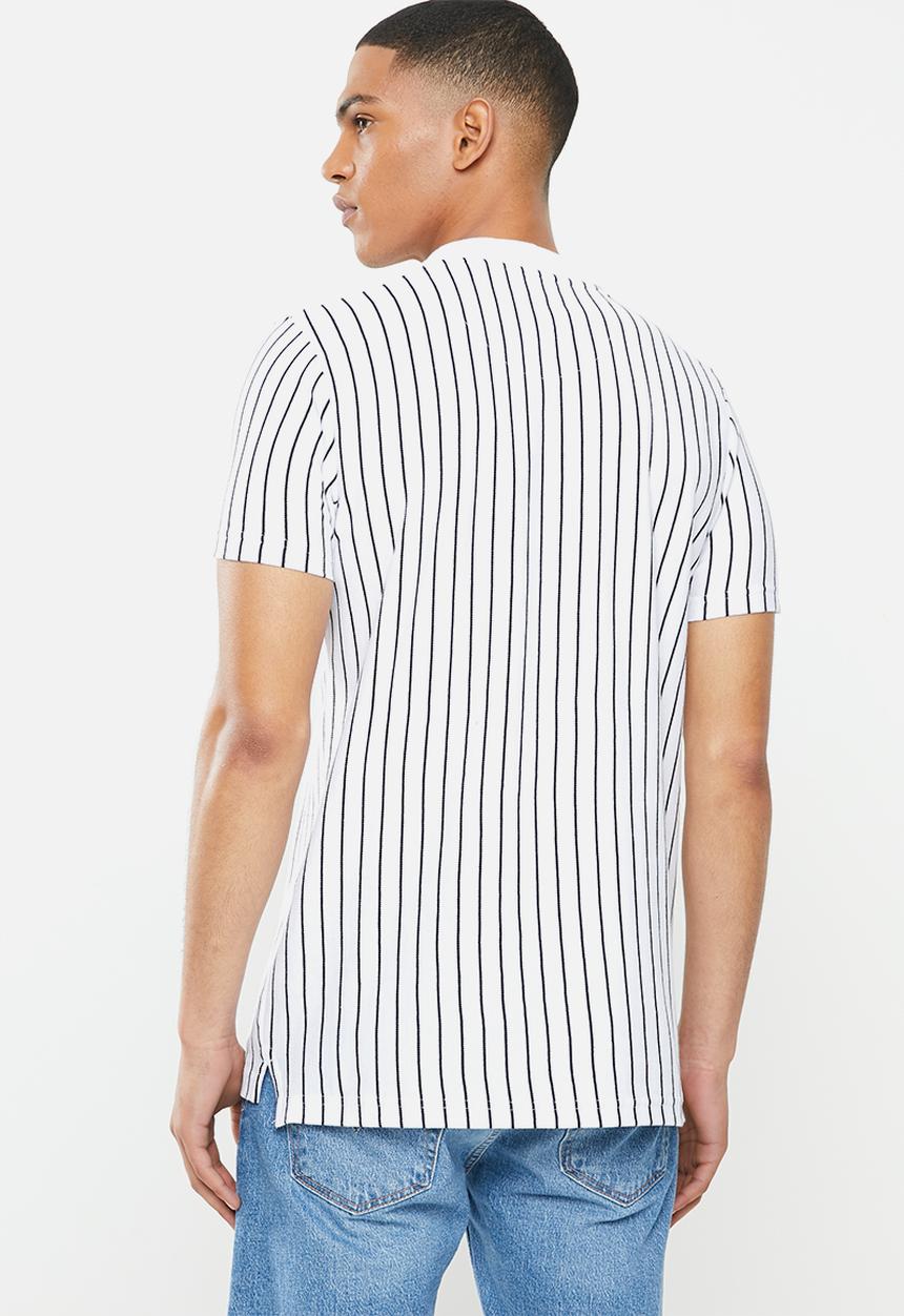 Brave Soul - Friar polo - white & black
