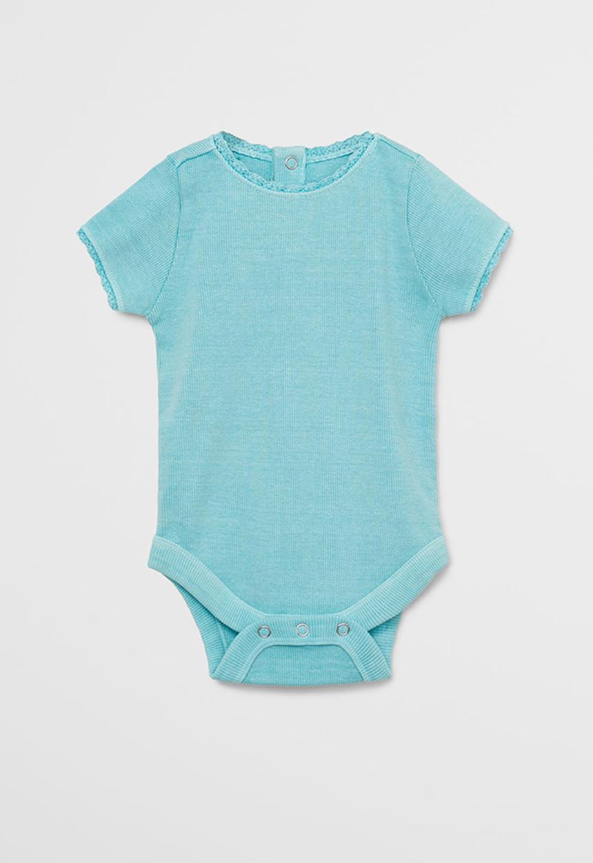 MANGO - Body claudia - turquoise