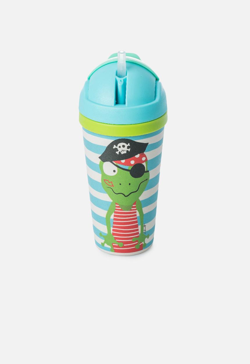ChicMic - Pirate treasure quaky kids bottle - blue 