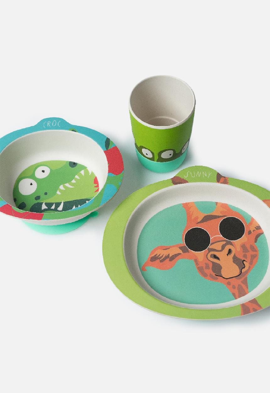 ChicMic - Animal friends kids set (3pc) - green 