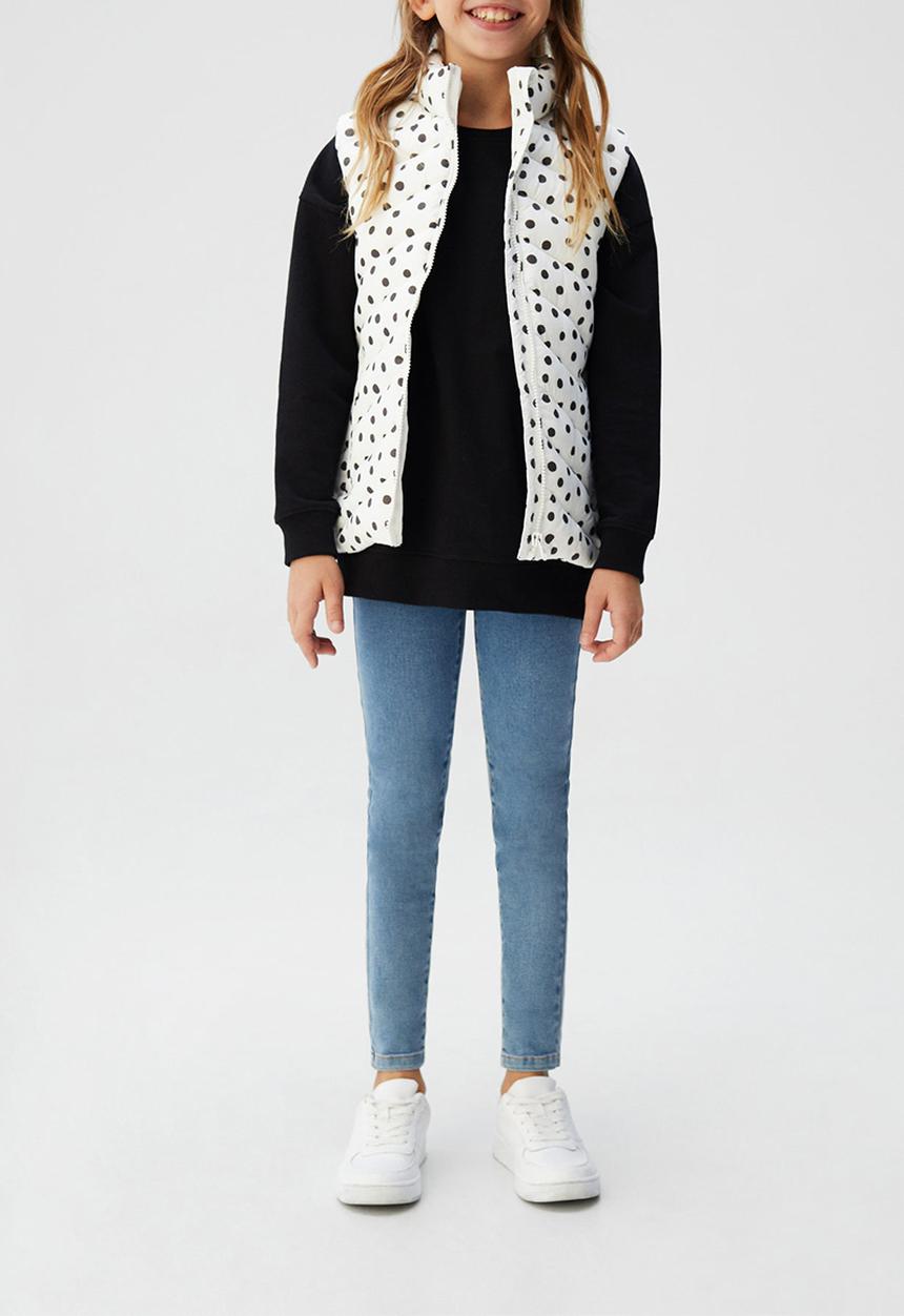 MANGO - Quilted gilet - white