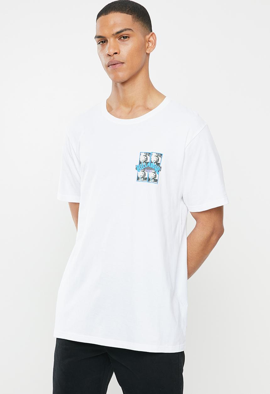 Billabong  - Vintage photo short sleeve tee - white
