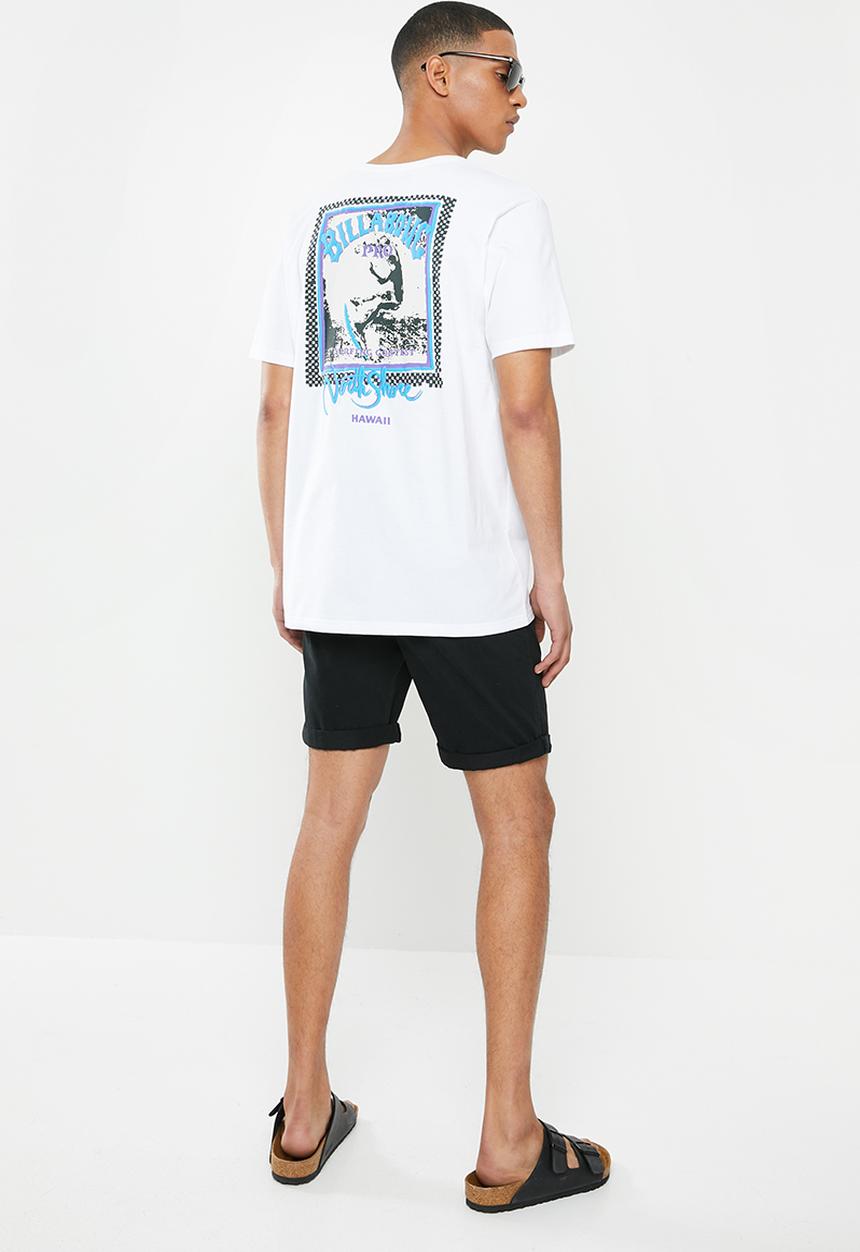 Billabong  - Vintage photo short sleeve tee - white