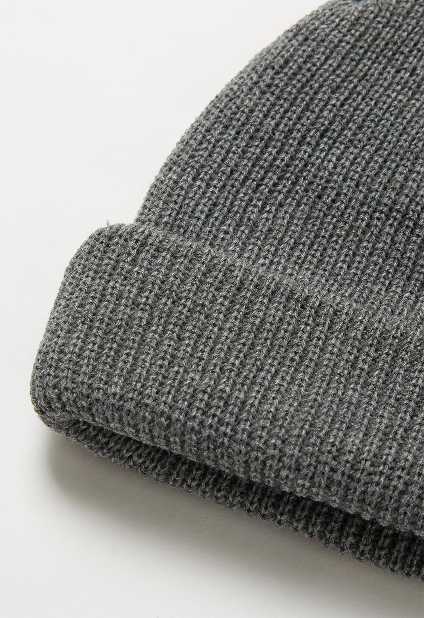 Superbalist - Knitted turn up beanie - grey