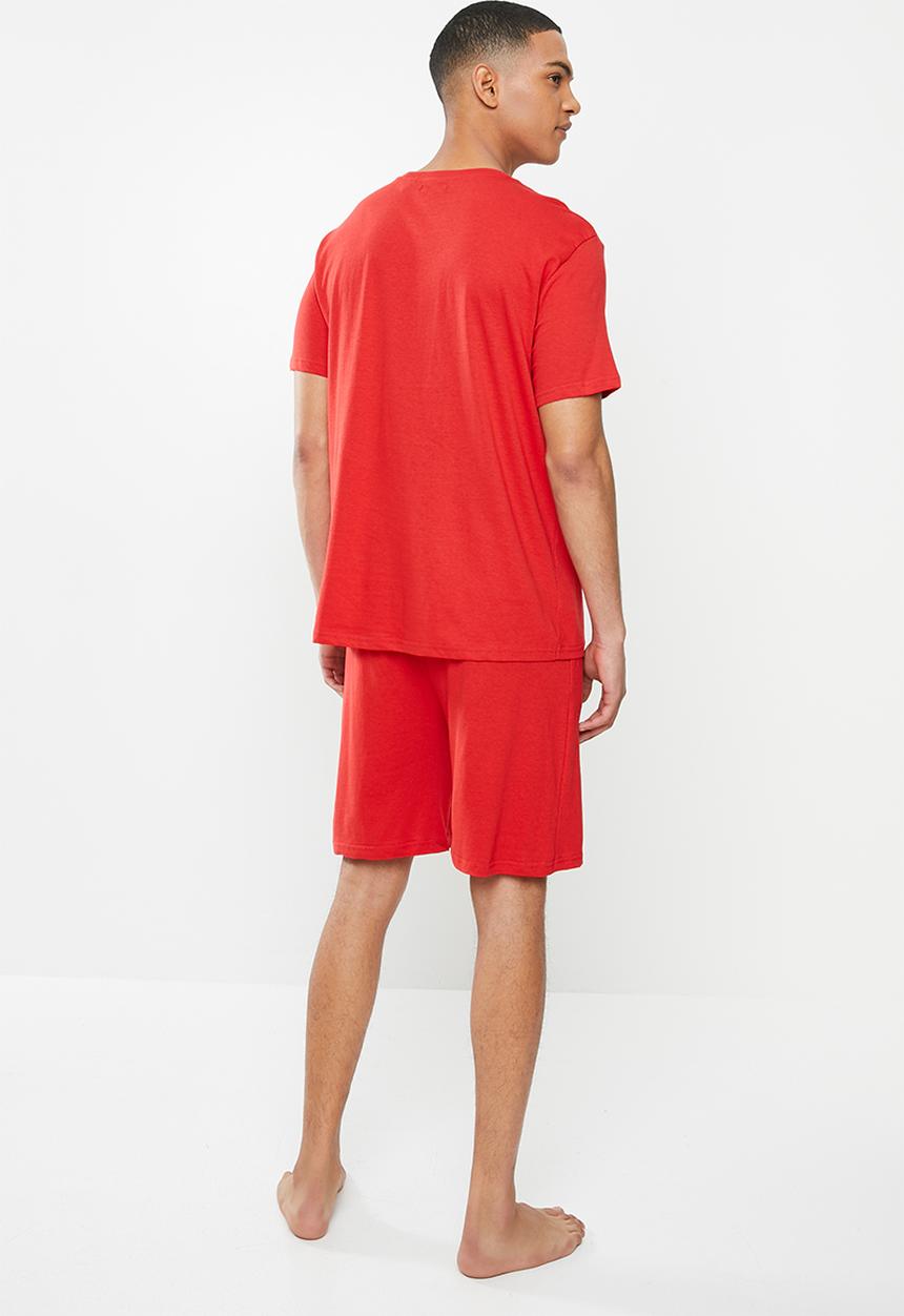 Brave Soul - Debut sleepwear - red & white