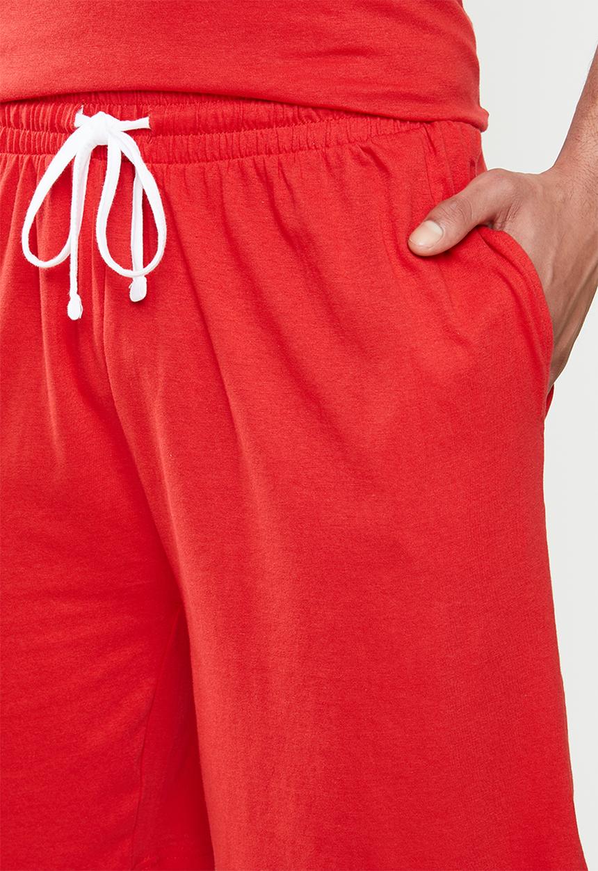 Brave Soul - Debut sleepwear - red & white