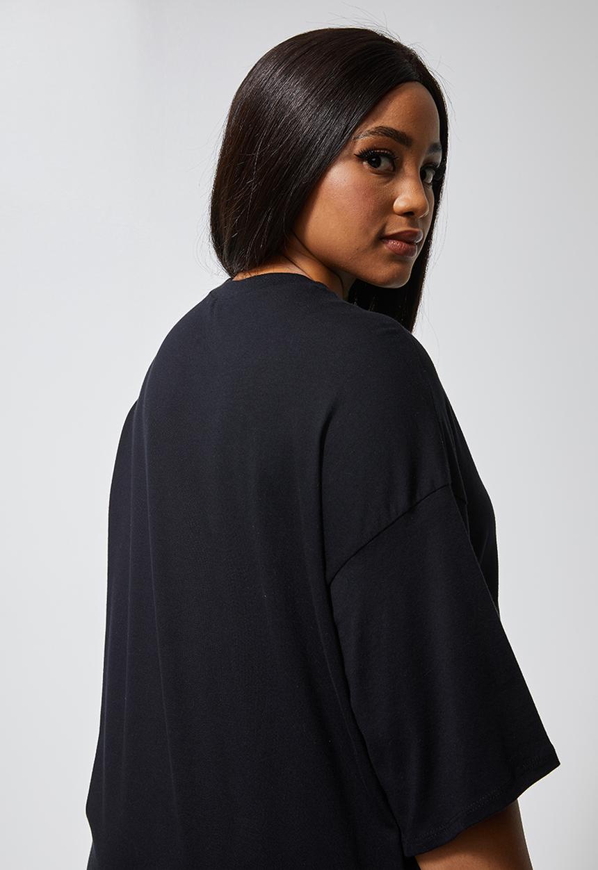Superbalist - T-shirt dress - black