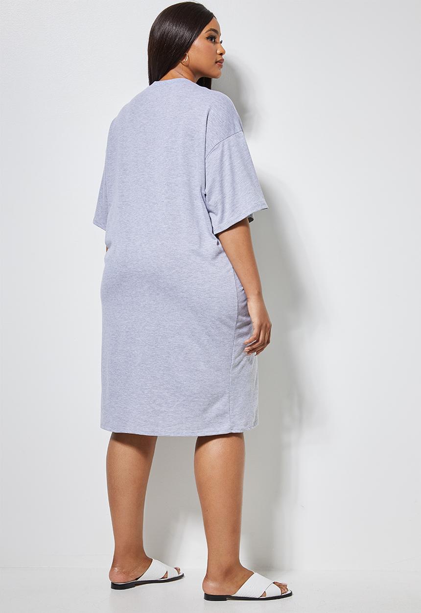 Superbalist - T-shirt dress - grey 