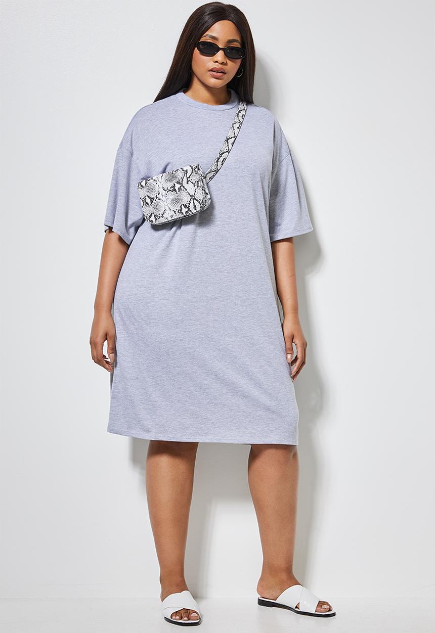Superbalist - T-shirt dress - grey 