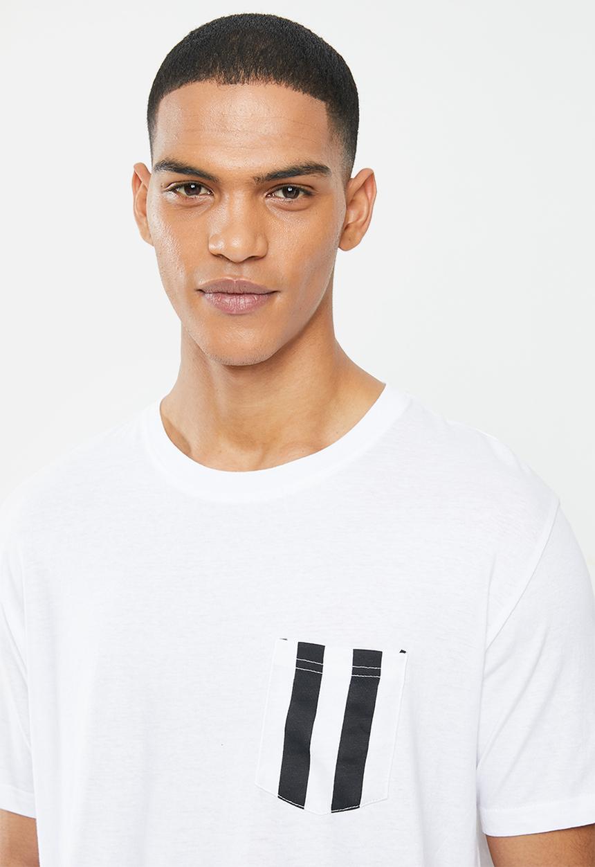 Brave Soul - Mono sleepwear - white & black