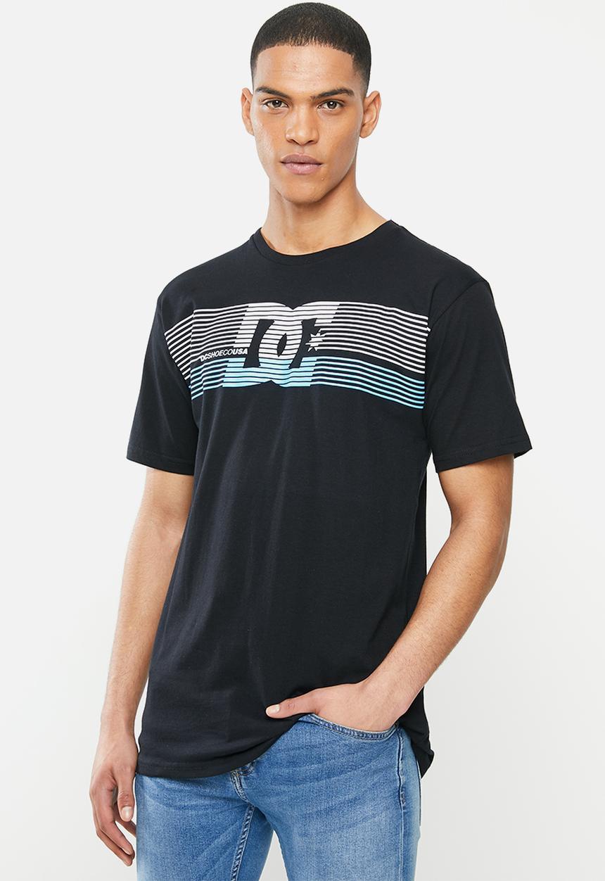 DC - Front surface short sleeve T-shirt  - black
