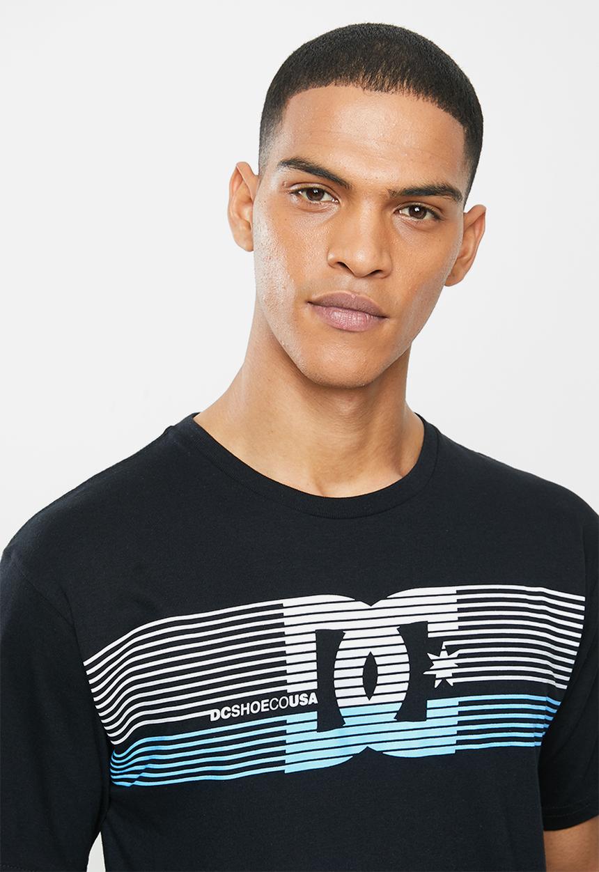 DC - Front surface short sleeve T-shirt  - black