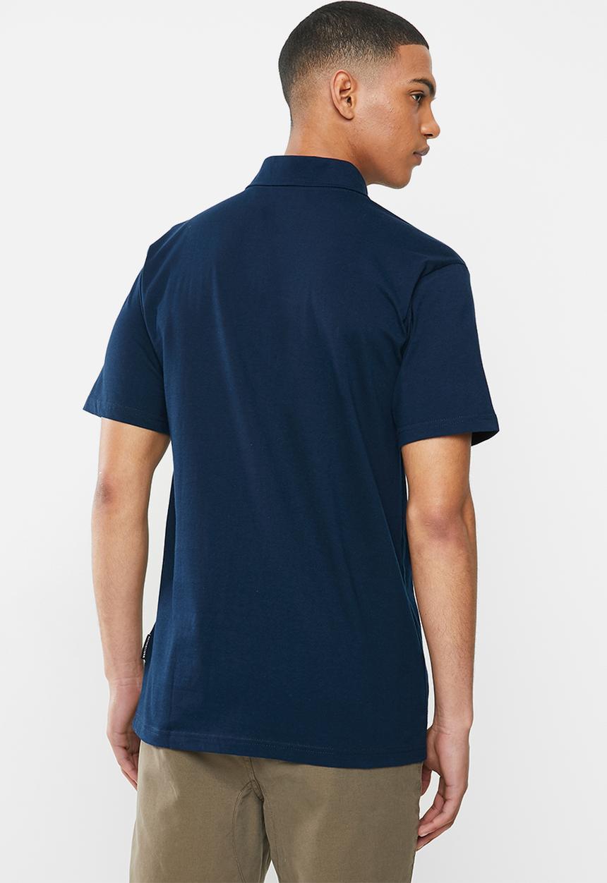 DC - Dyed logo pocket polo - navy