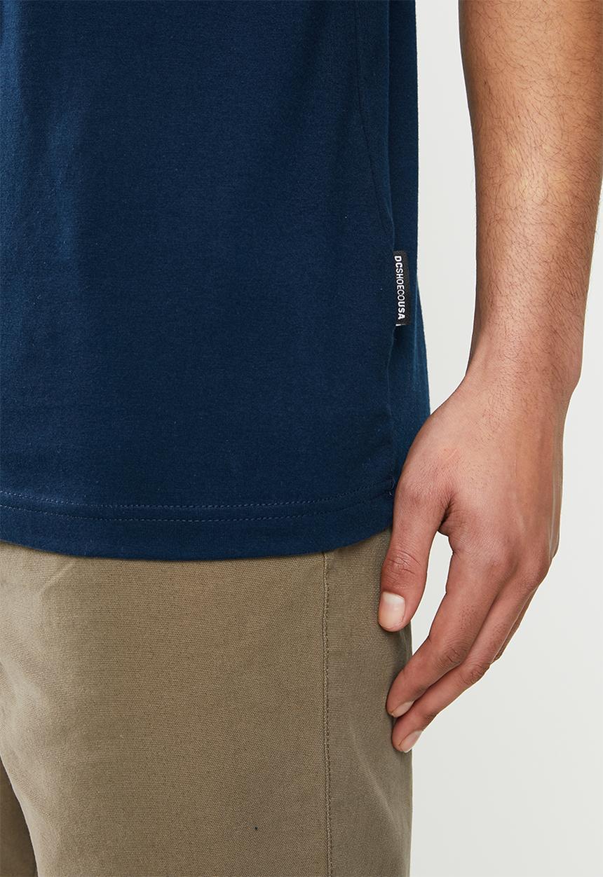 DC - Dyed logo pocket polo - navy