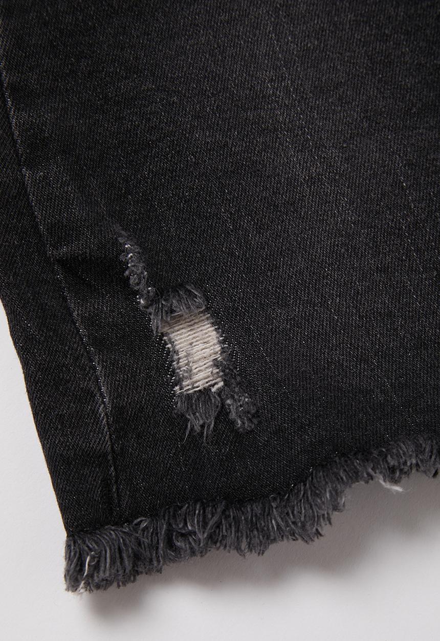 Cotton On - Finn denim skirt - black 