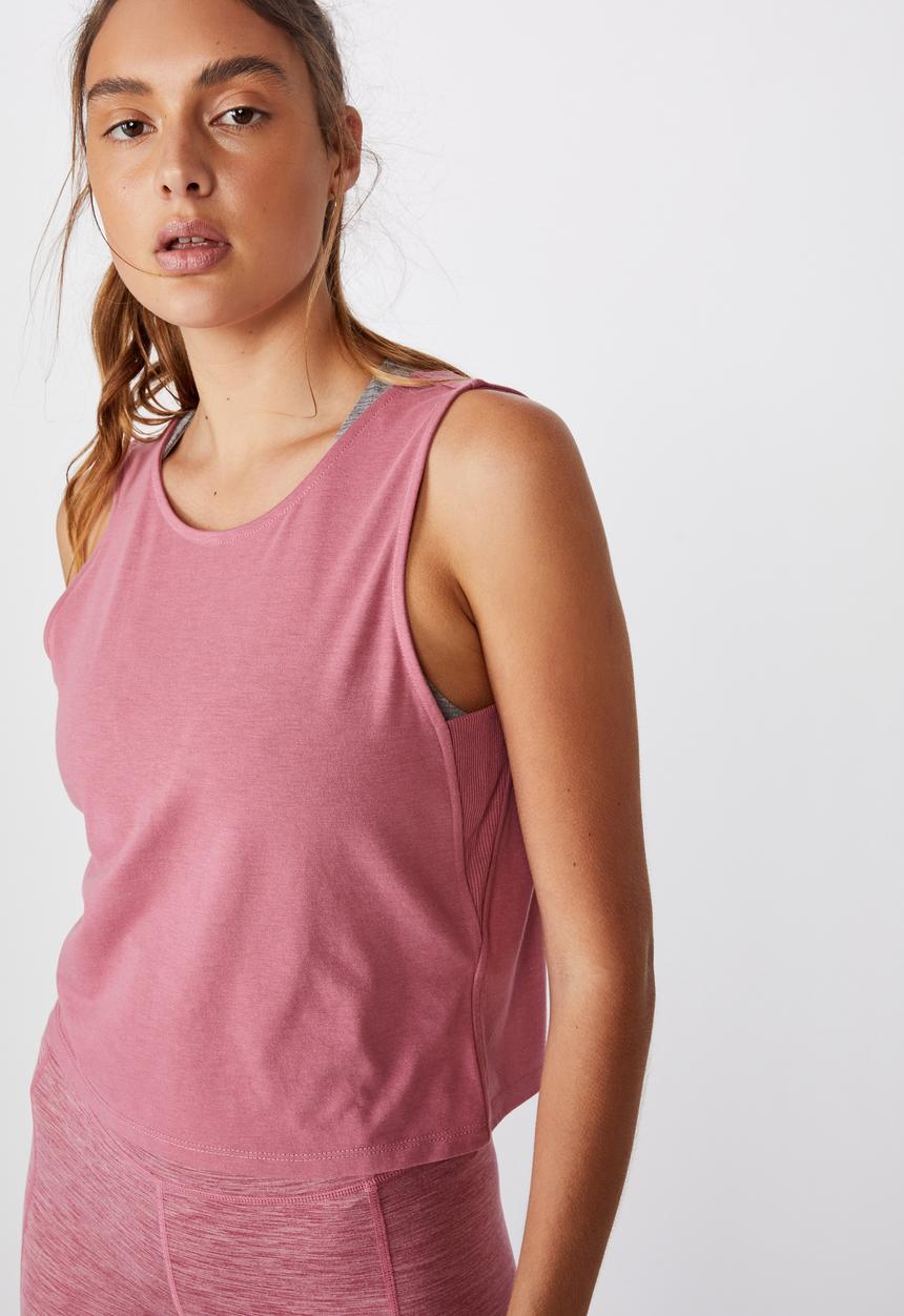 Cotton On - Lifestyle tank top -washed rose marle