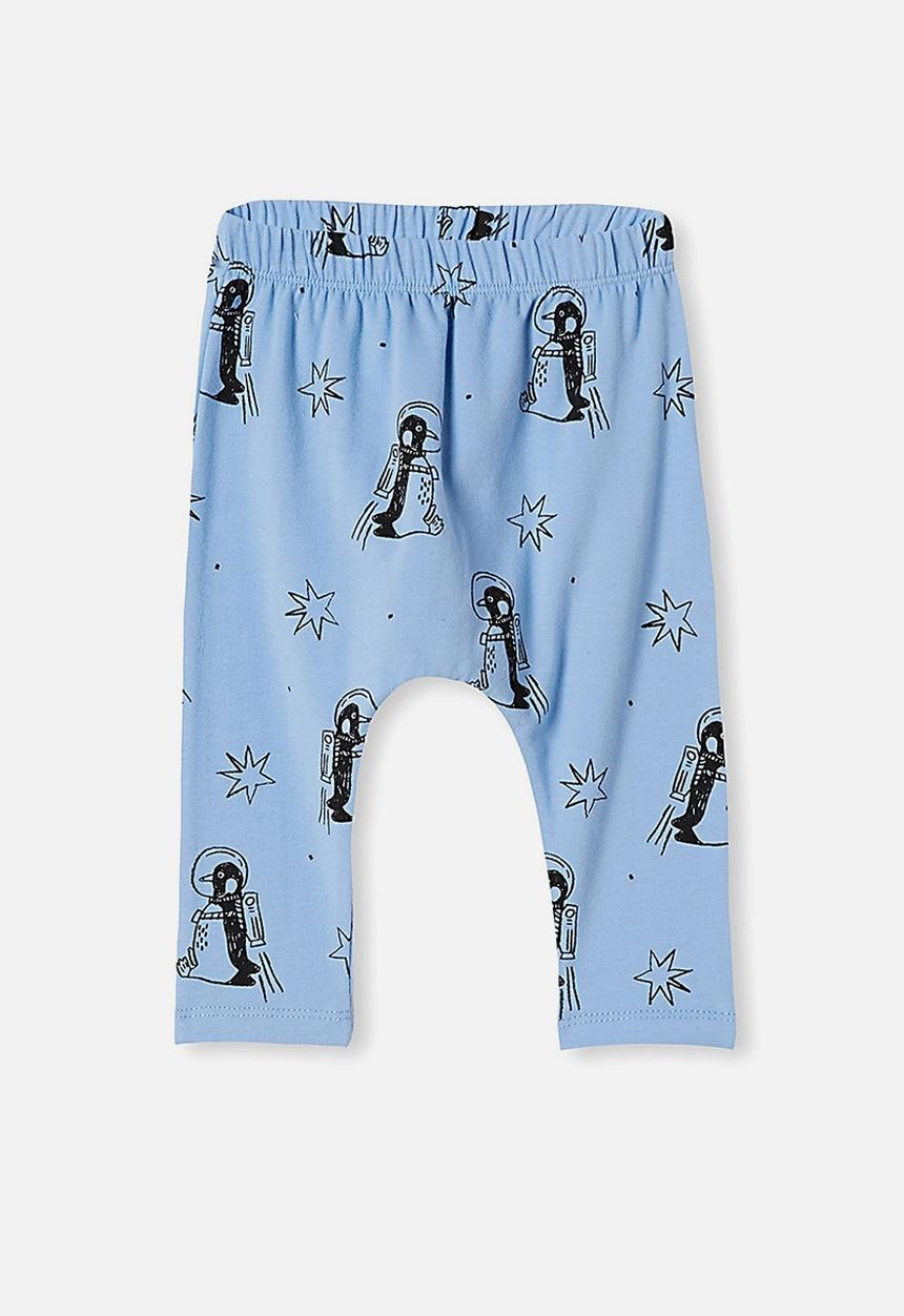 Cotton On - The legging - powder puff blue/penguin astronaut