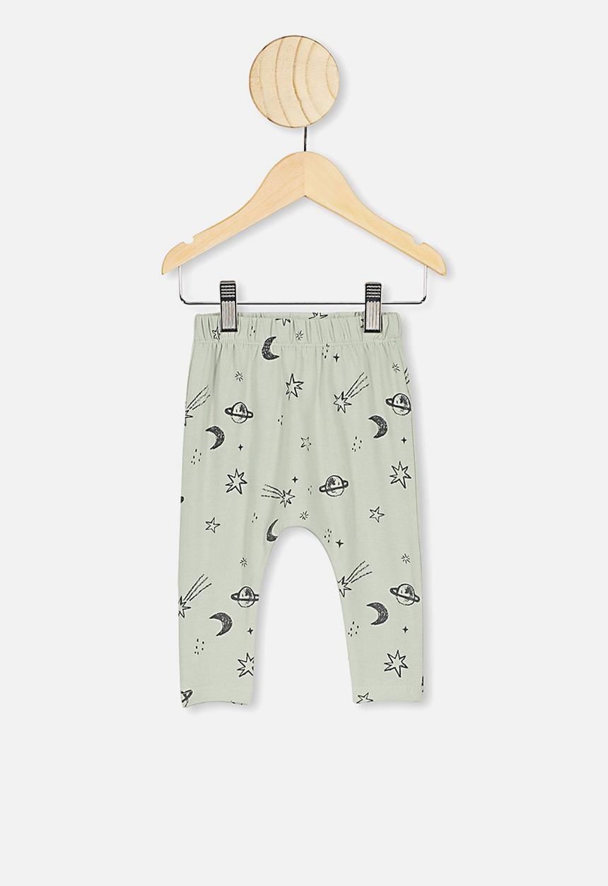 Cotton On - The legging - stone green/galaxy