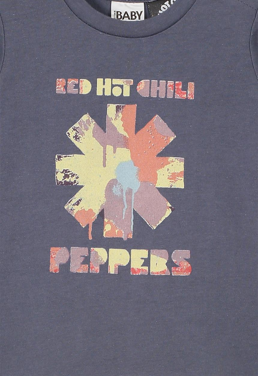 Cotton On - Jamie short sleeve tee - lcn pro vintage navy/paint splat rhcp