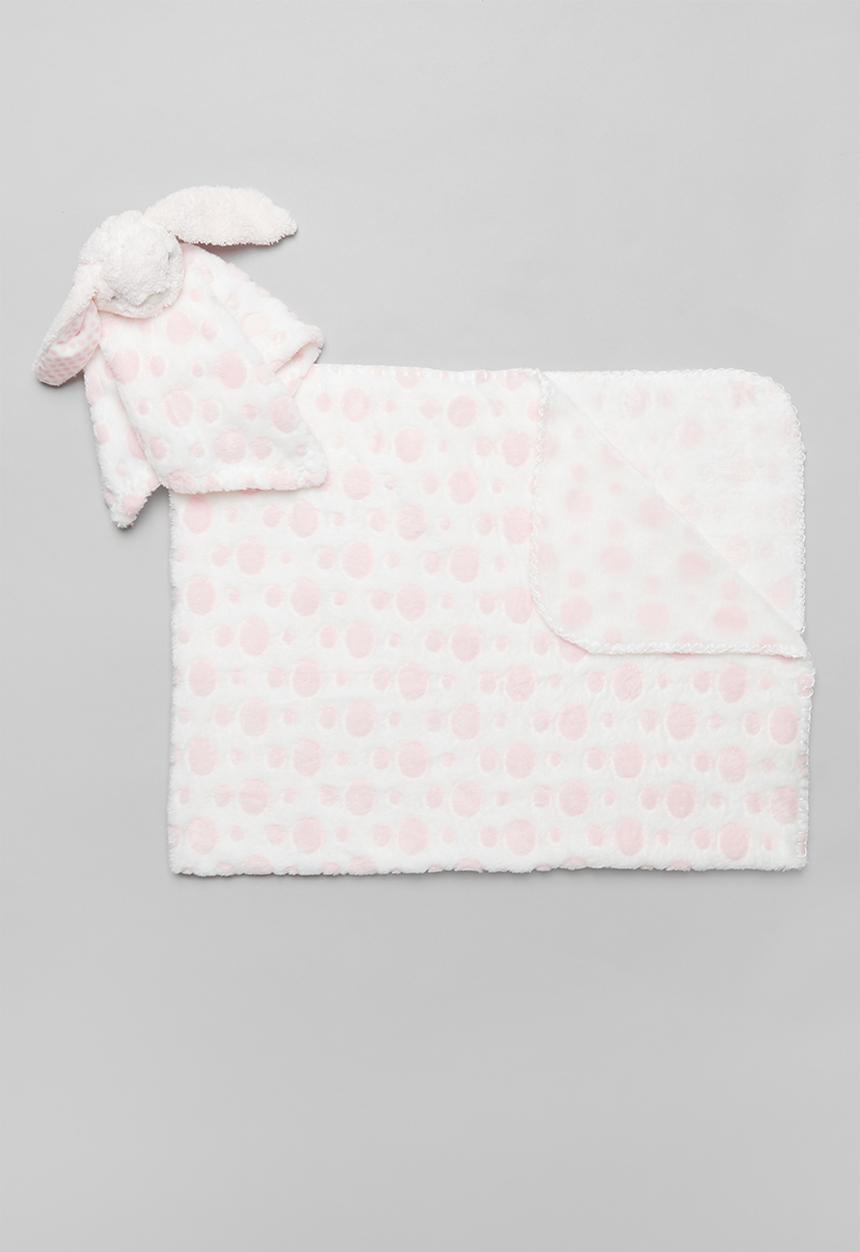 Pop Candy - Baby blanket - pink & white