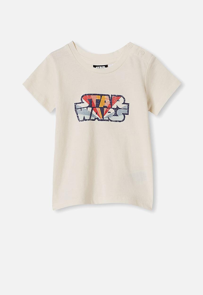 Cotton On - Jamie short sleeve tee - lcn lu dark vanilla/rainbow star wars