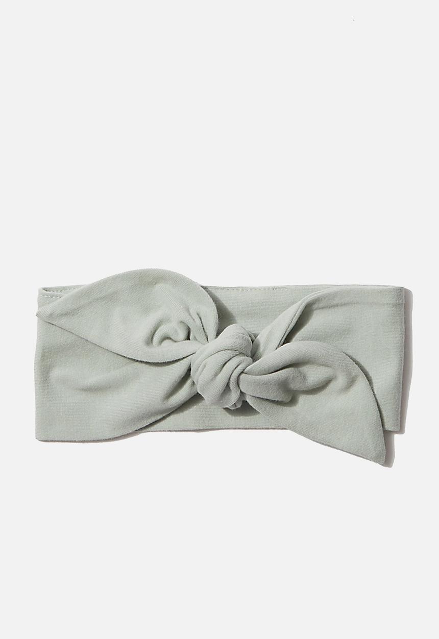 Cotton On - The tie headband - stone green