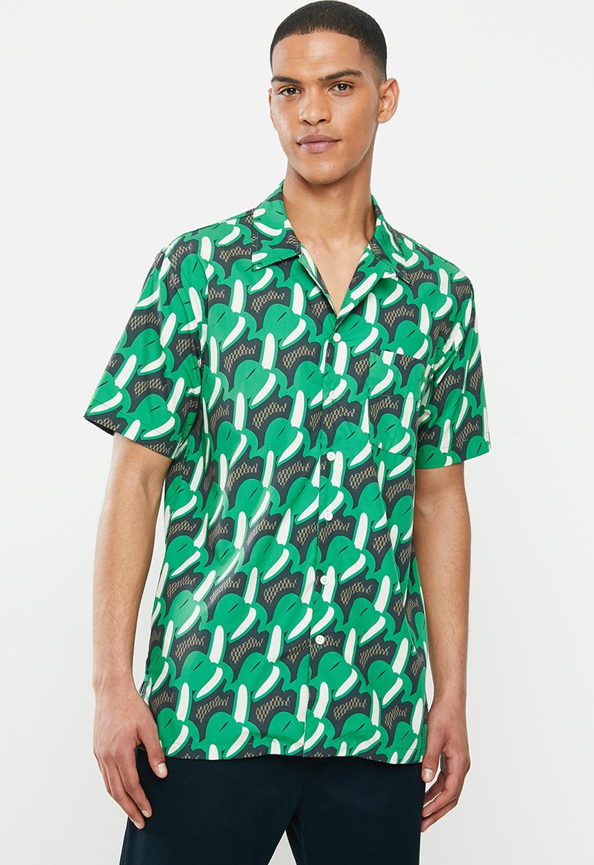 Mami Wata - Mami banana shirt - looser fit - green & brown