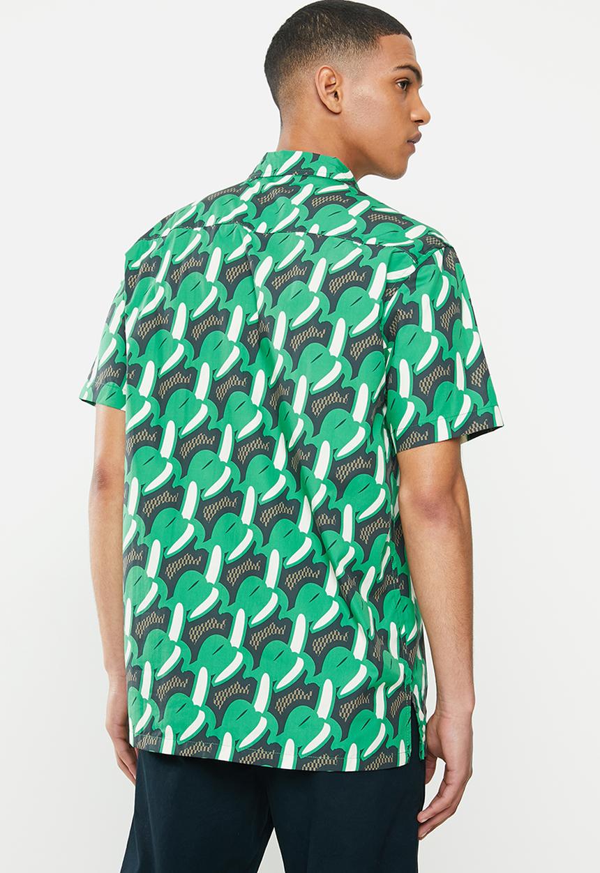 Mami Wata - Mami banana shirt - looser fit - green & brown