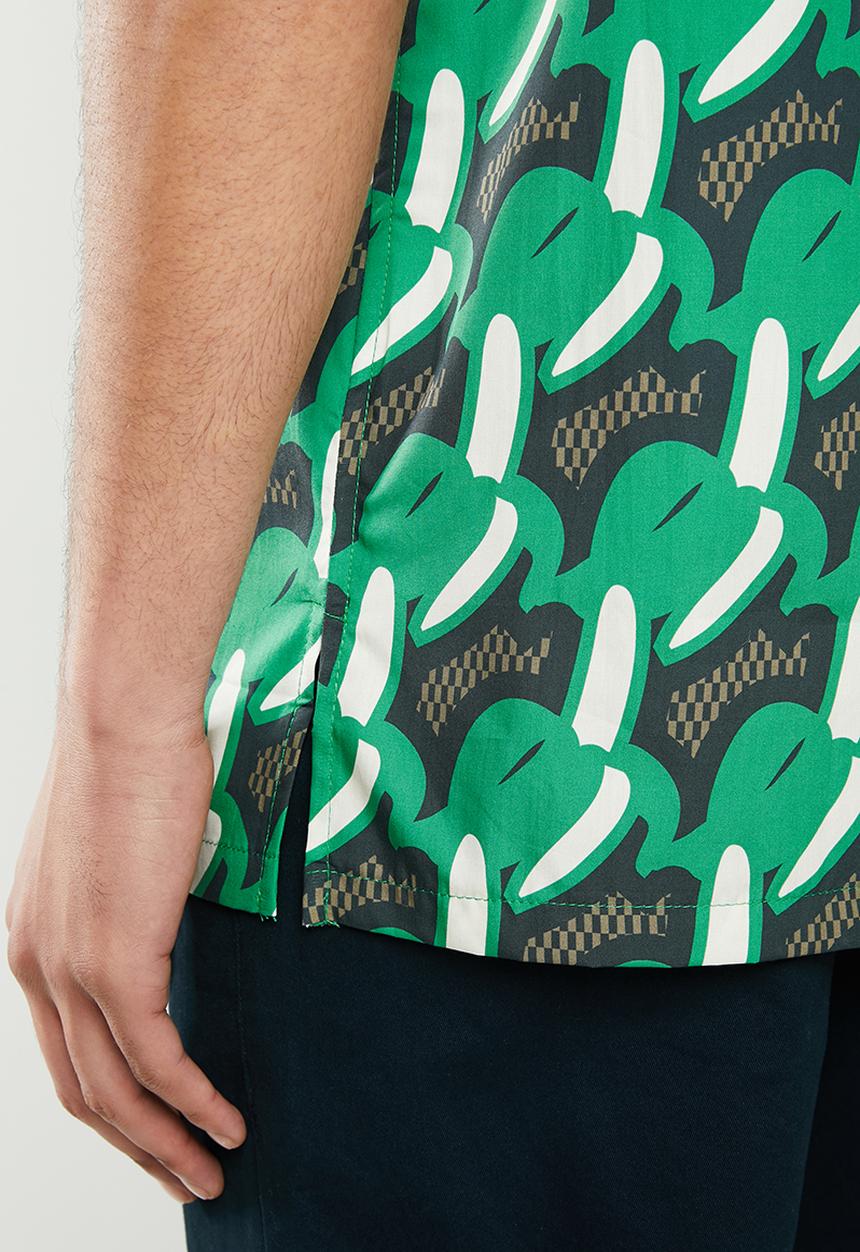 Mami Wata - Mami banana shirt - looser fit - green & brown