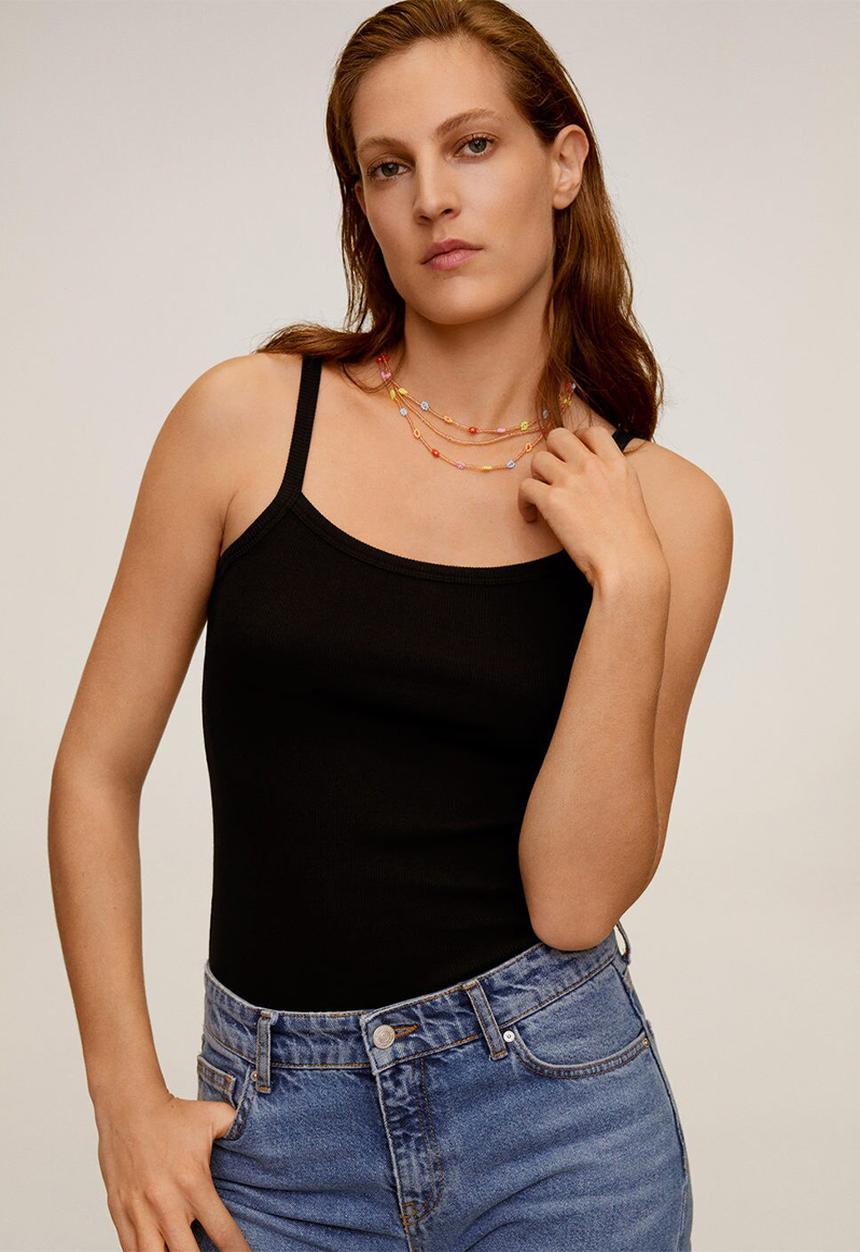 MANGO - Shirt lillian - black