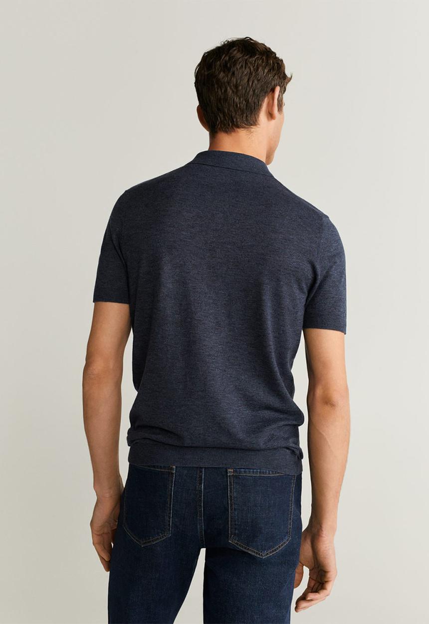 MANGO - Andrew polo shirt - navy 