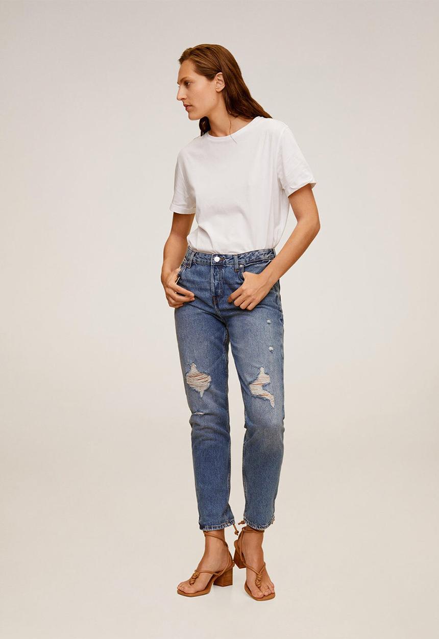MANGO - T-shirt boy - white