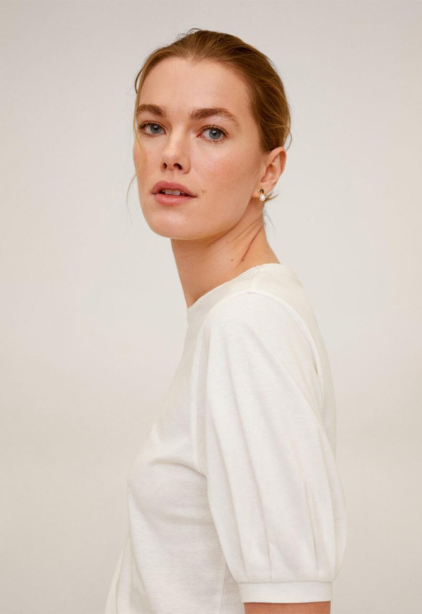 MANGO - T-shirt vicky - white