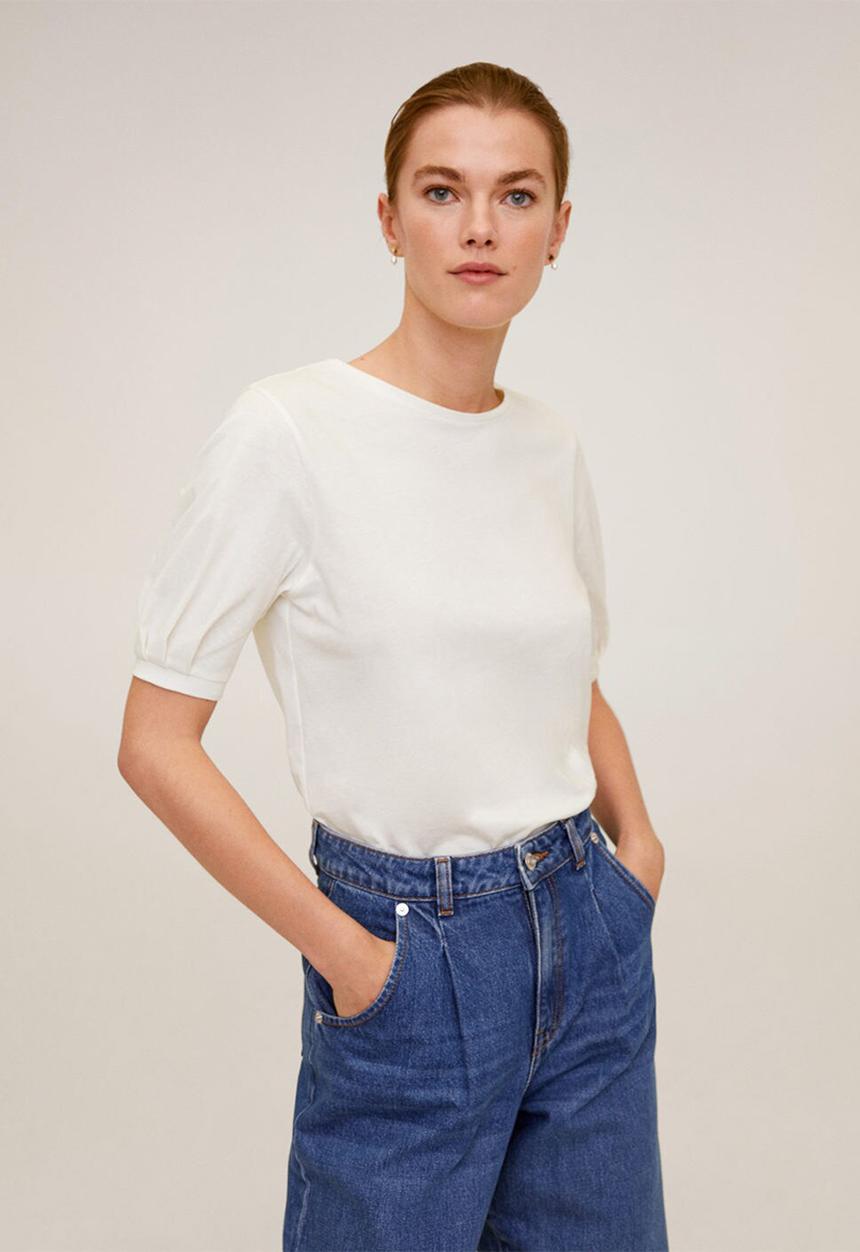 MANGO - T-shirt vicky - white