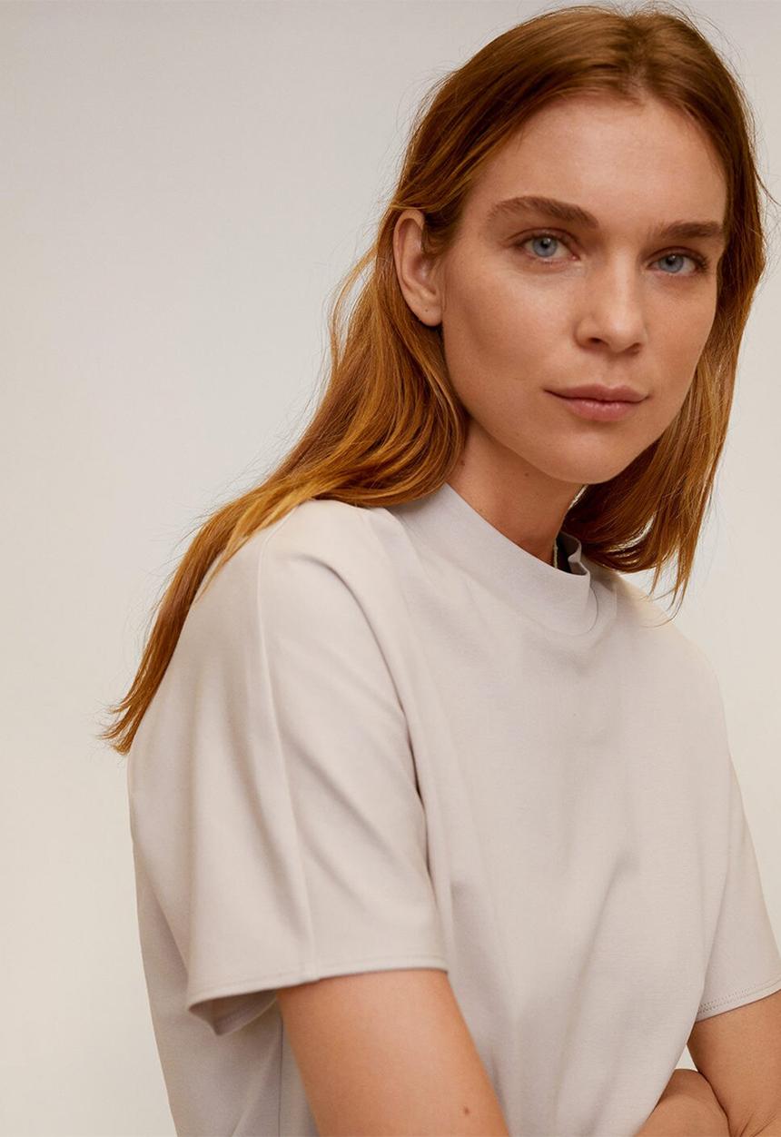 MANGO - T-shirt veri - neutral 