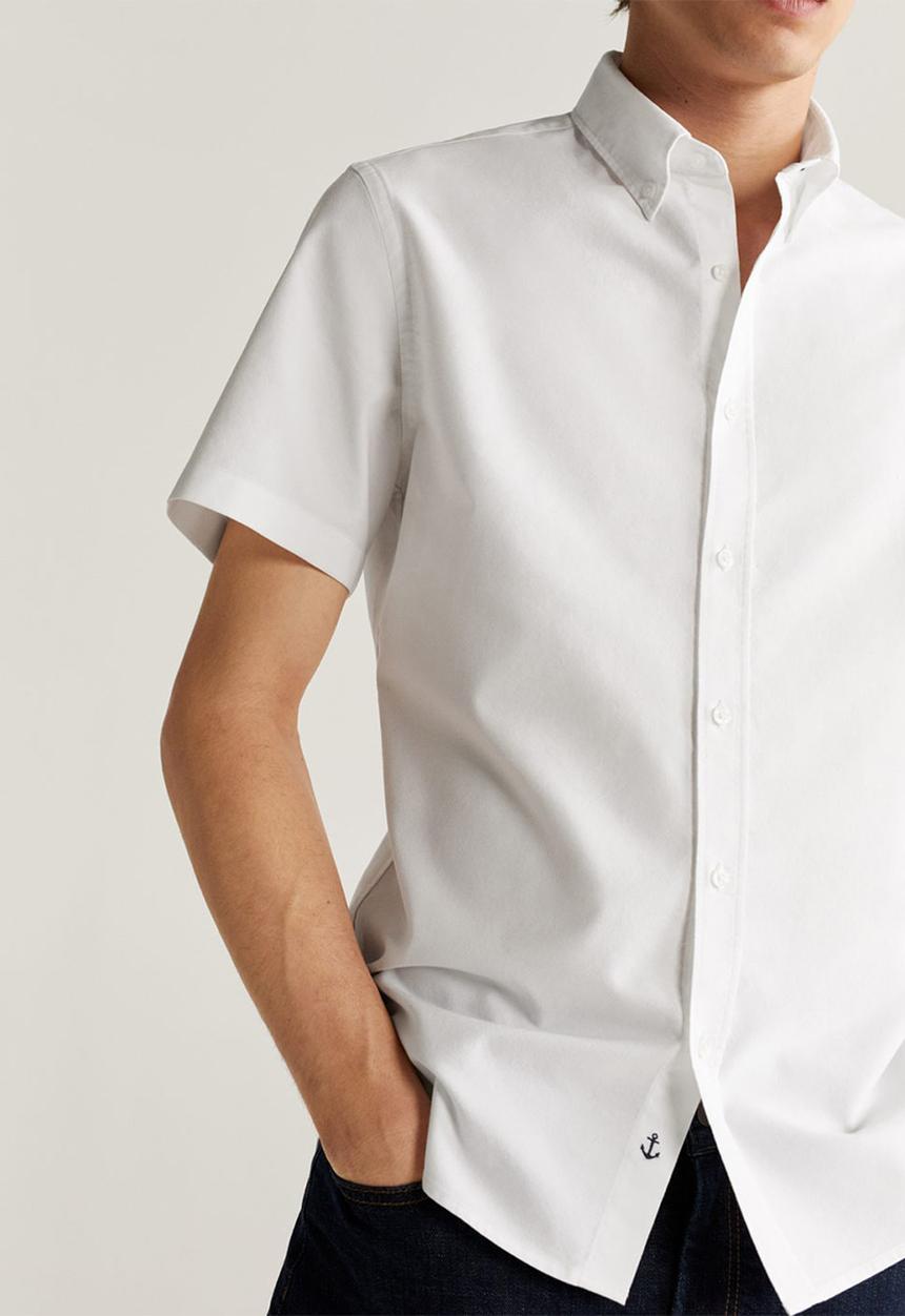 MANGO - Oxfi shirt - white
