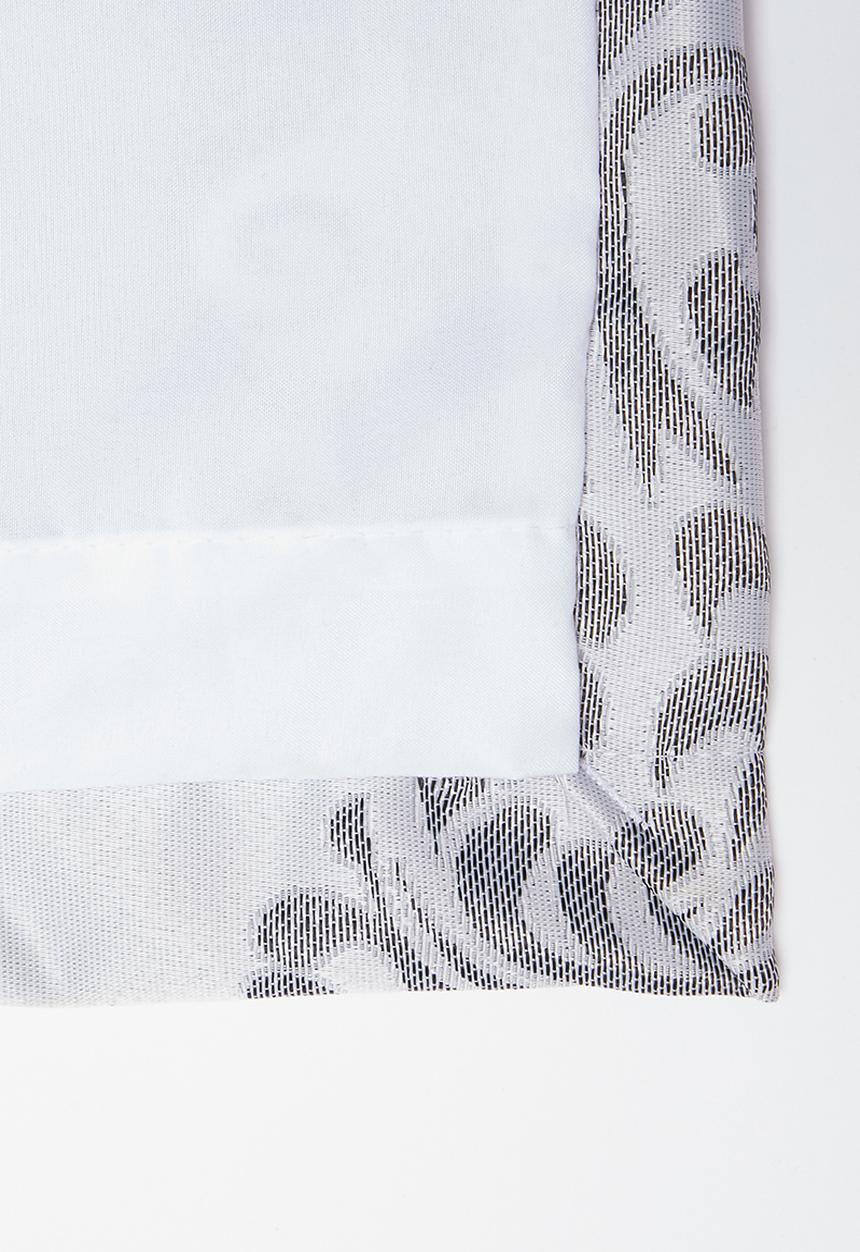 Sixth Floor - Taped lined woven jacquard curtain - grey