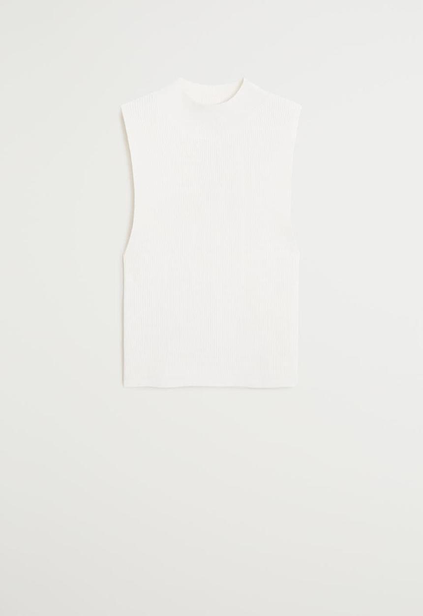 MANGO - Top lopez - white