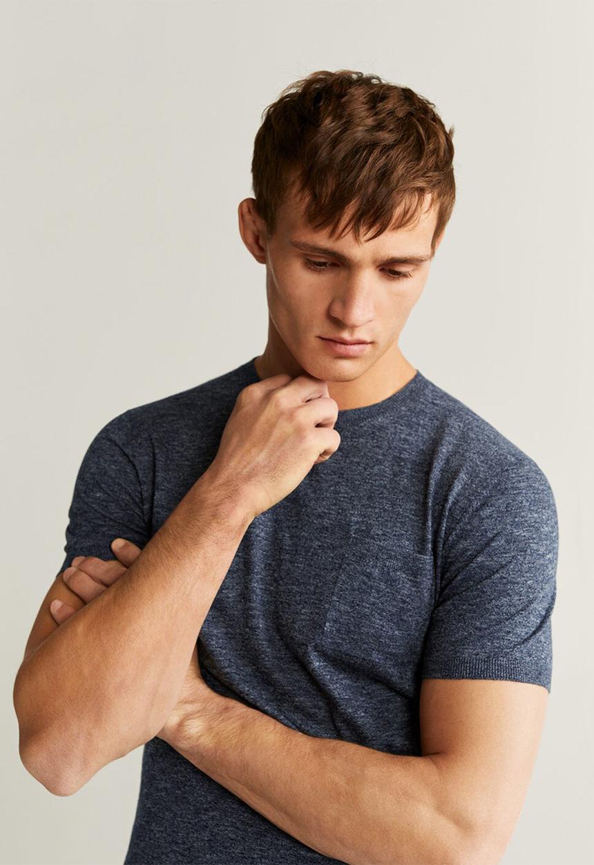 MANGO - Andrew sweater - navy