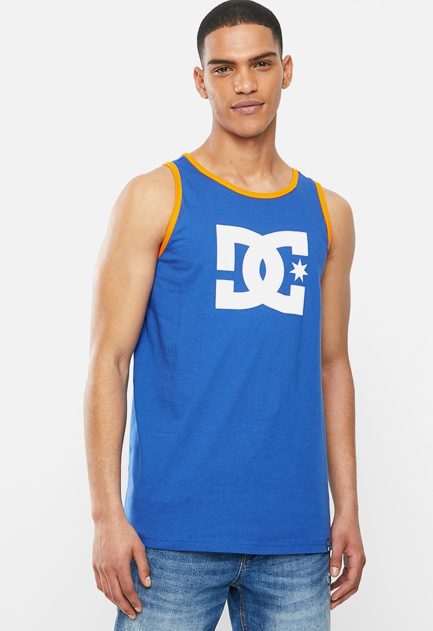 DC - Star vest - blue & orange 