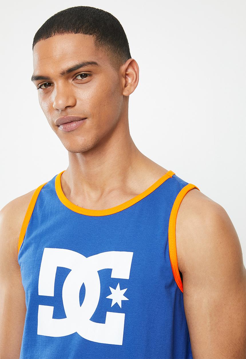 DC - Star vest - blue & orange 