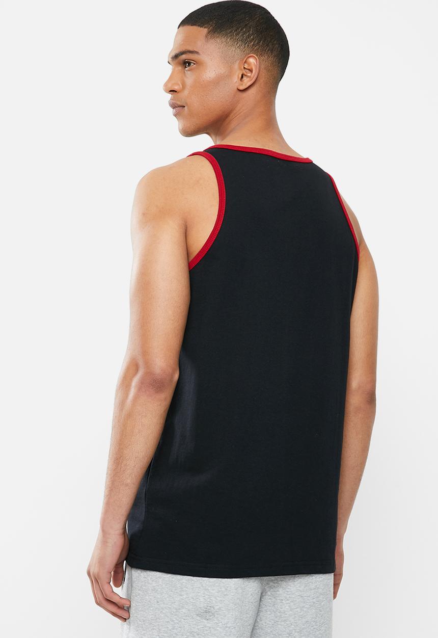 DC - Star vest - black & red 