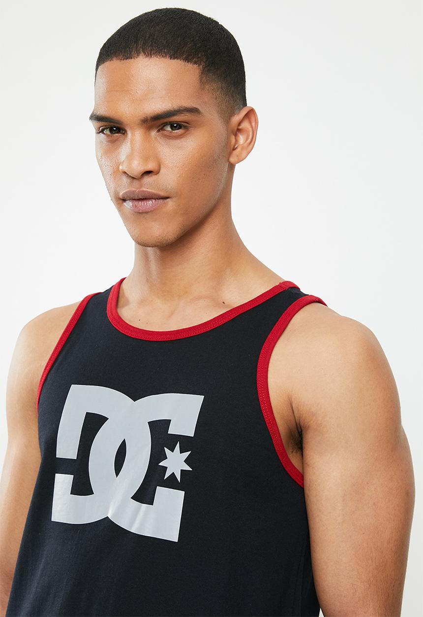 DC - Star vest - black & red 