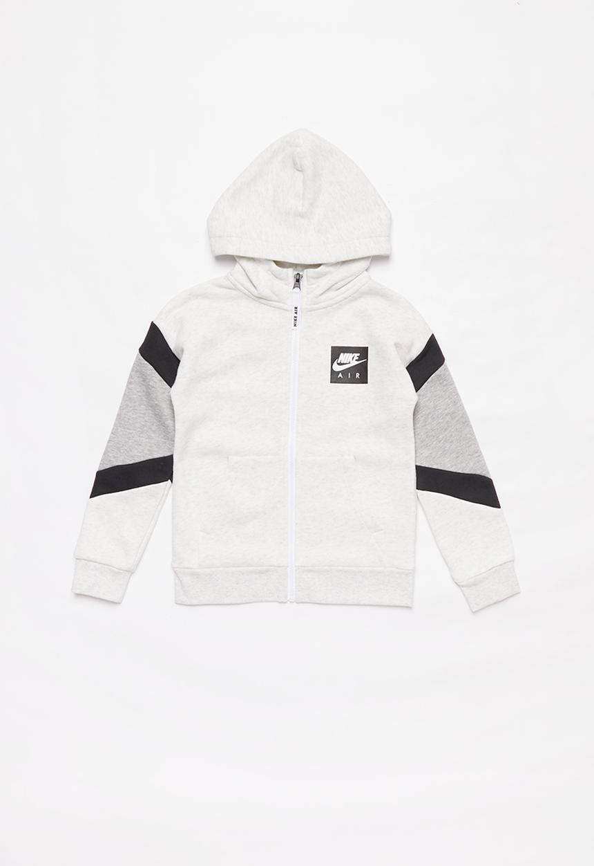 Nike - Nike boys nike air fz hoodie - grey
